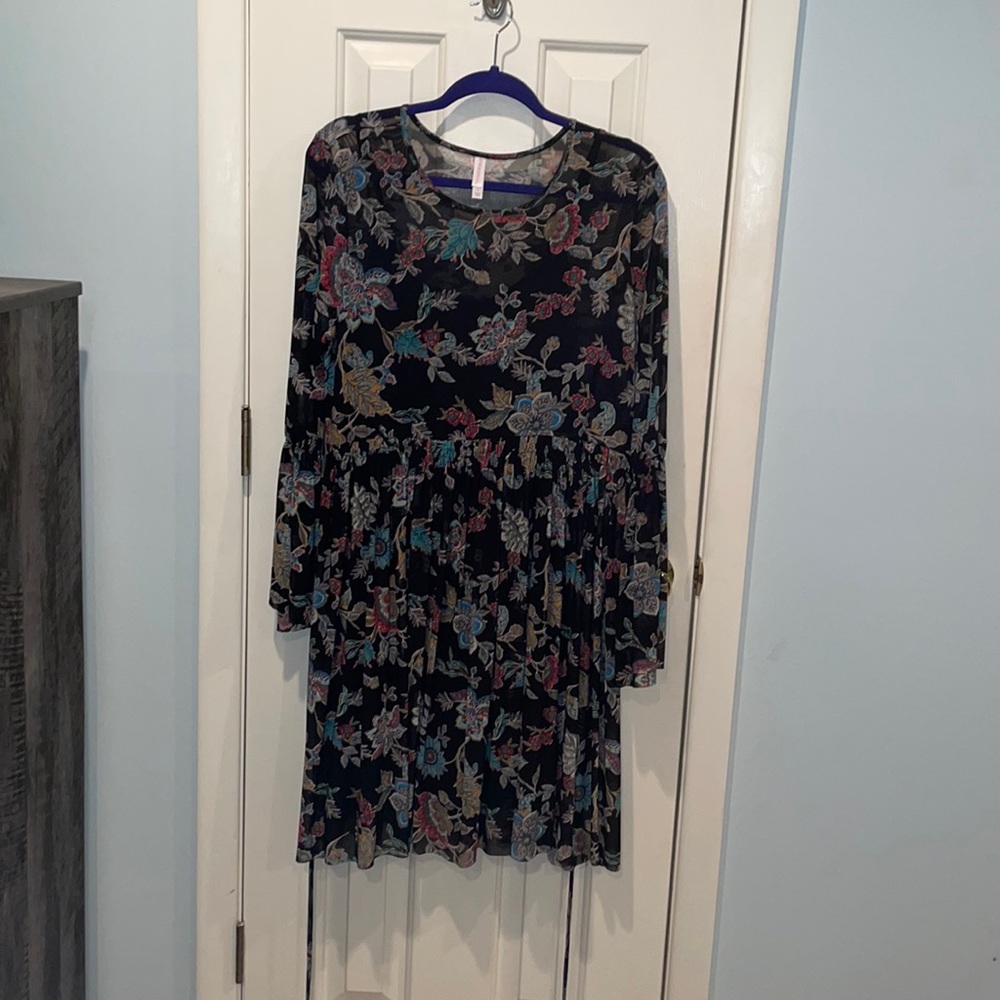 Black Floral Dress